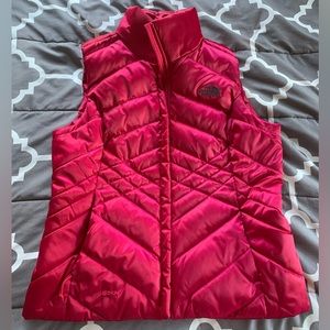 Dark Pink Northface Vest Women’s size M